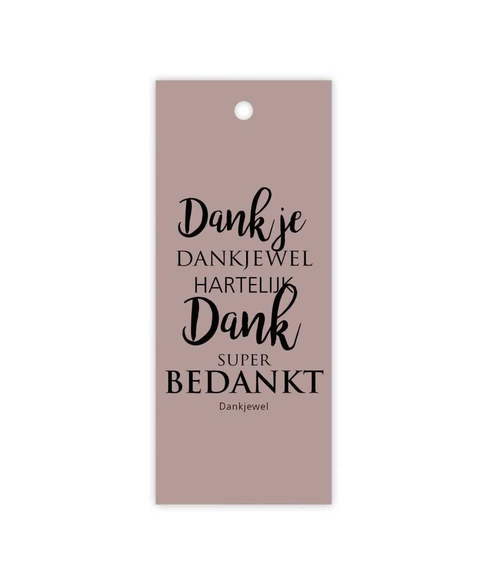 Kaartje "Dank je"