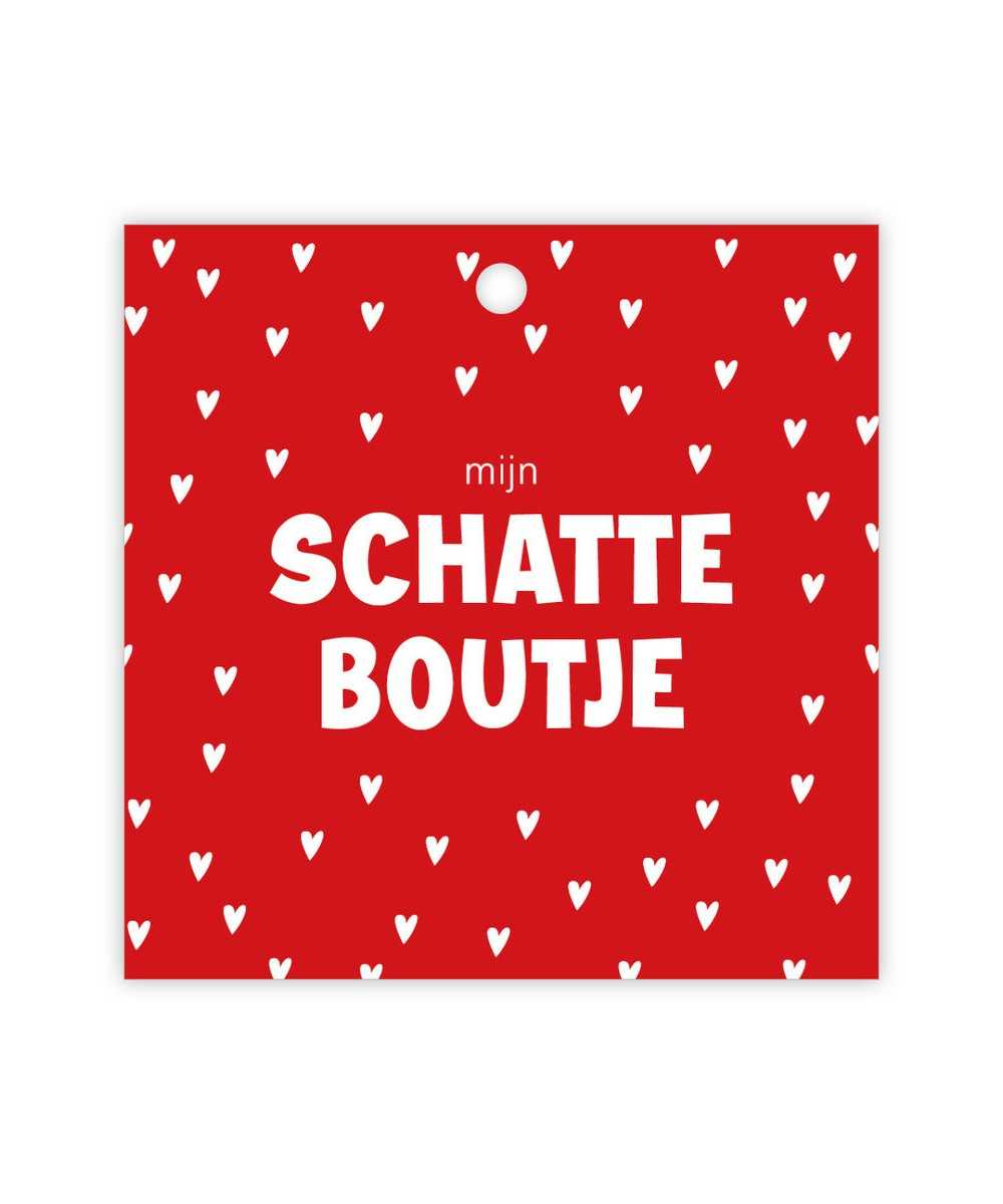 Kaartje "mijn schatteboutje"