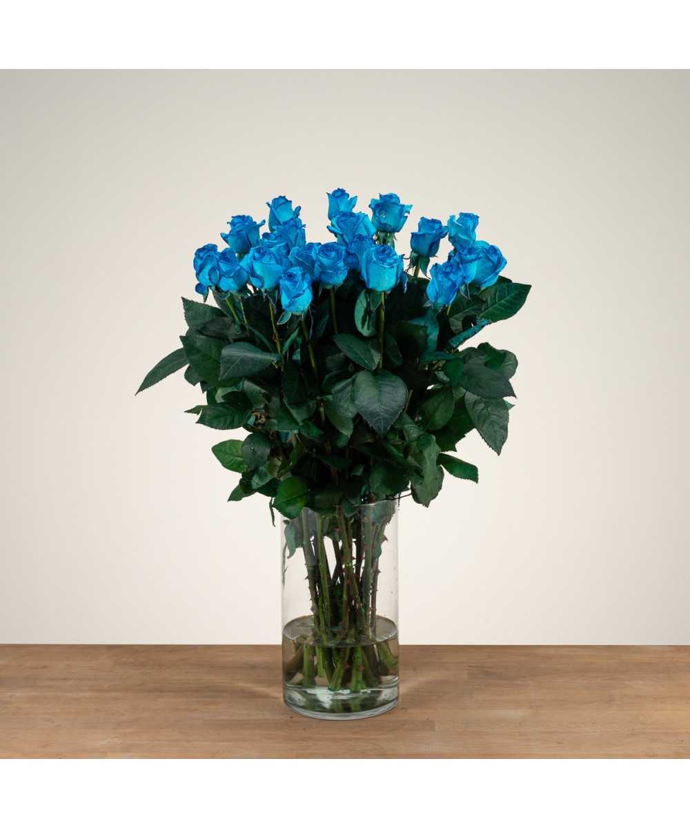 Vendela - Licht blauwe rozen - 24 stuks