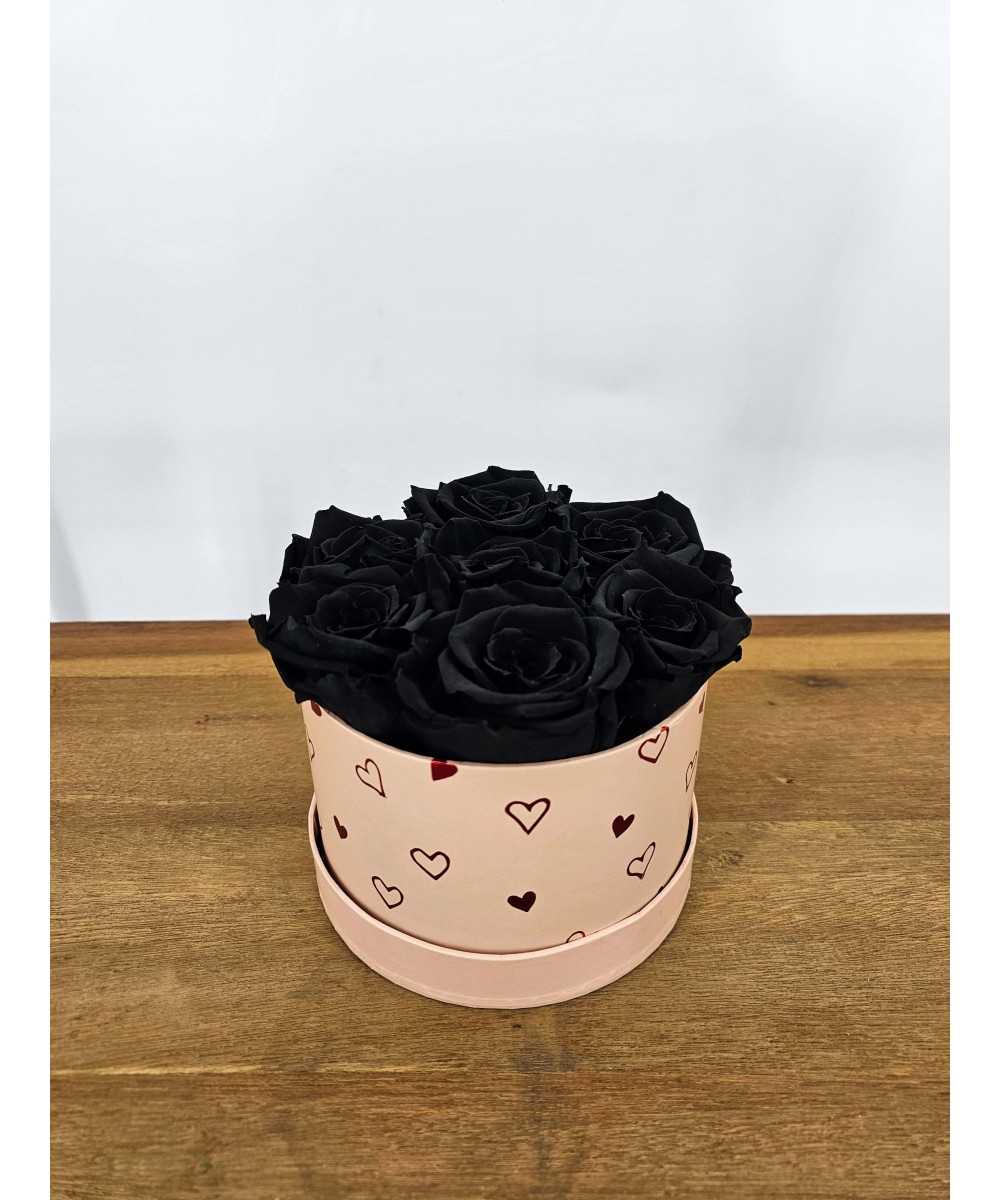 Rose box small - black