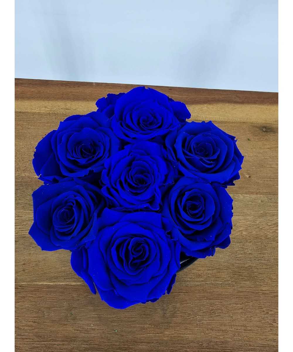 Rose box small - blue