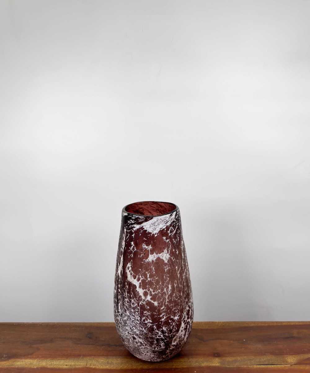 Vase Aya sphere Dark Violet