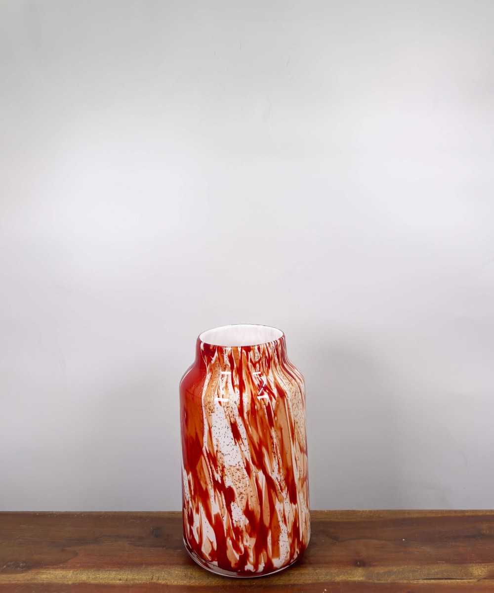 Vase Fidrio Bloom Rosso