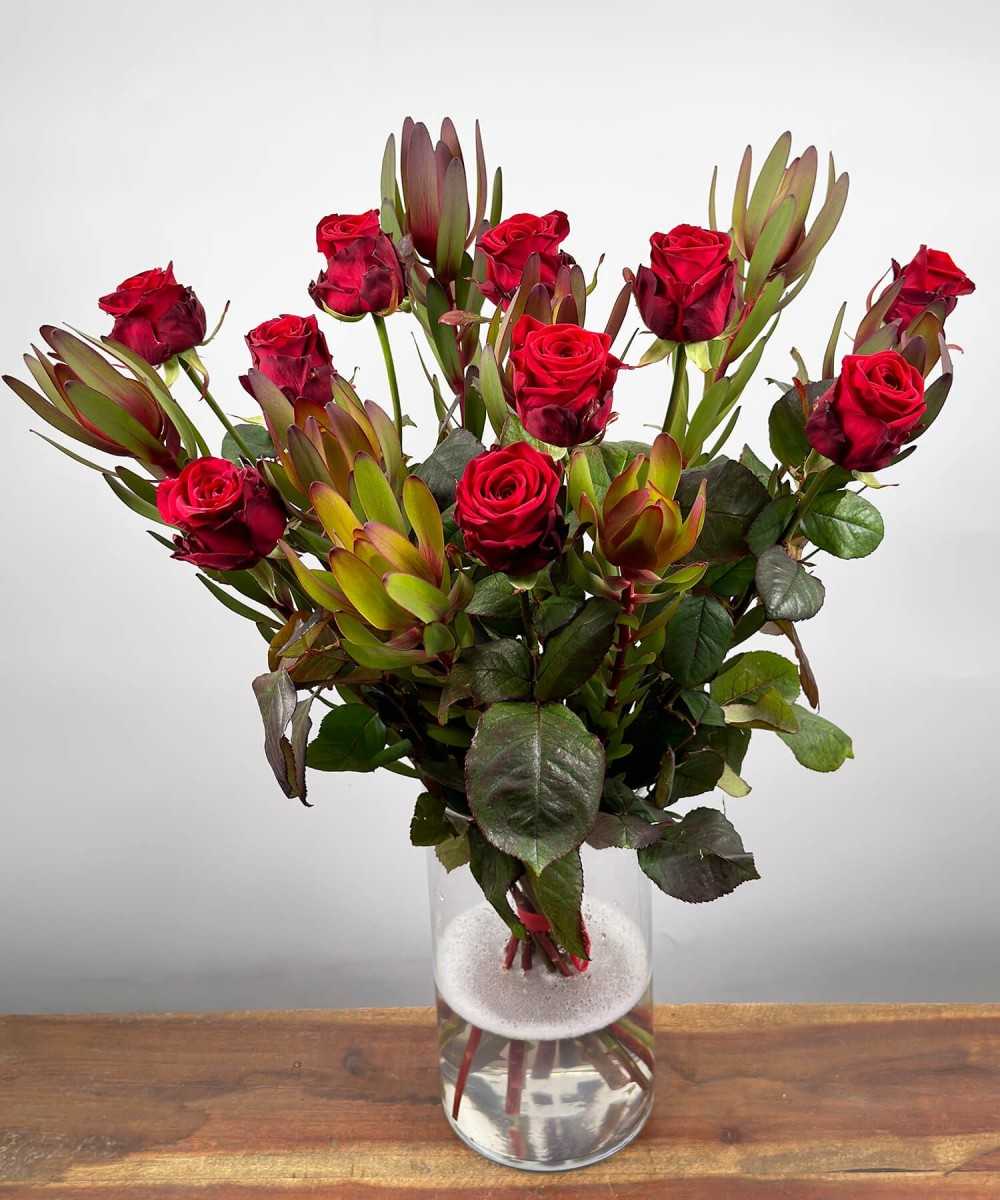 Christmas bouquet Red passion